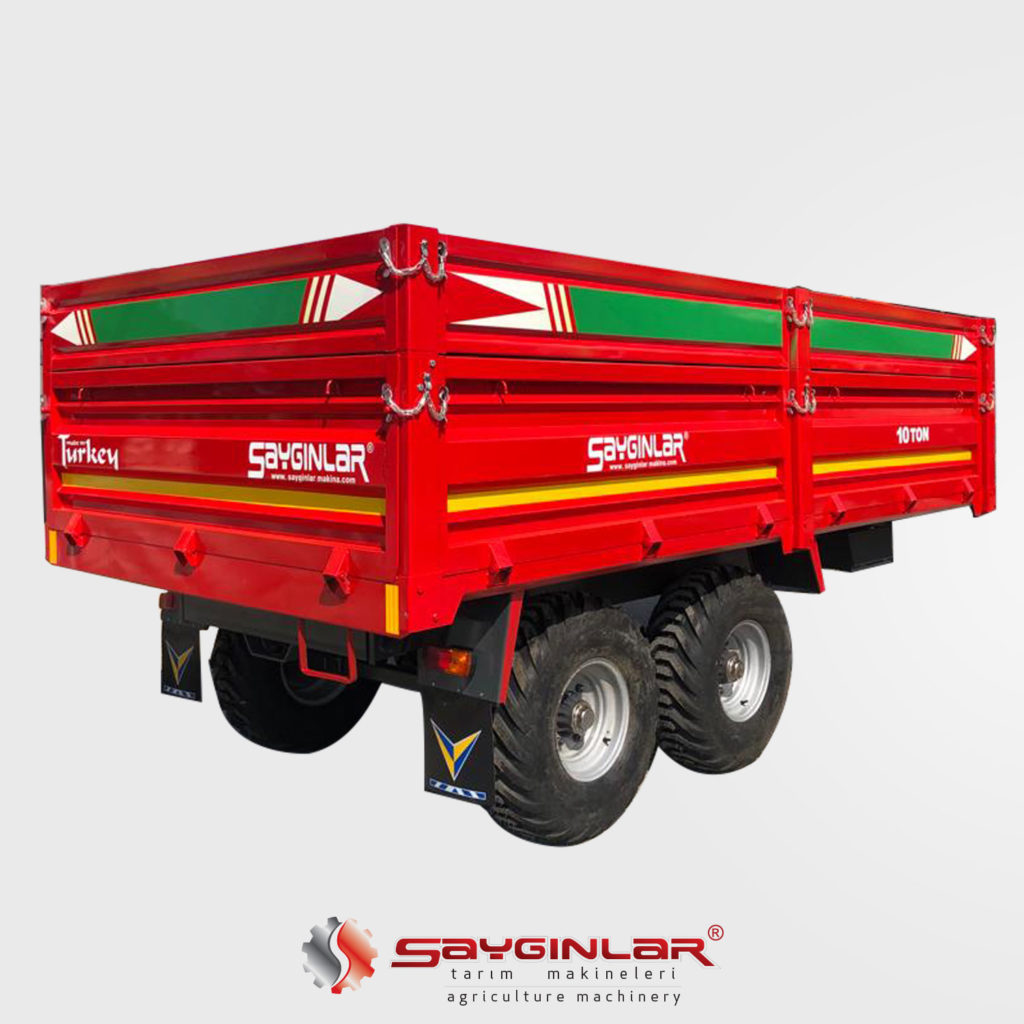 10 Ton Tandem Römork - Saygınlar Tarım Makinaları